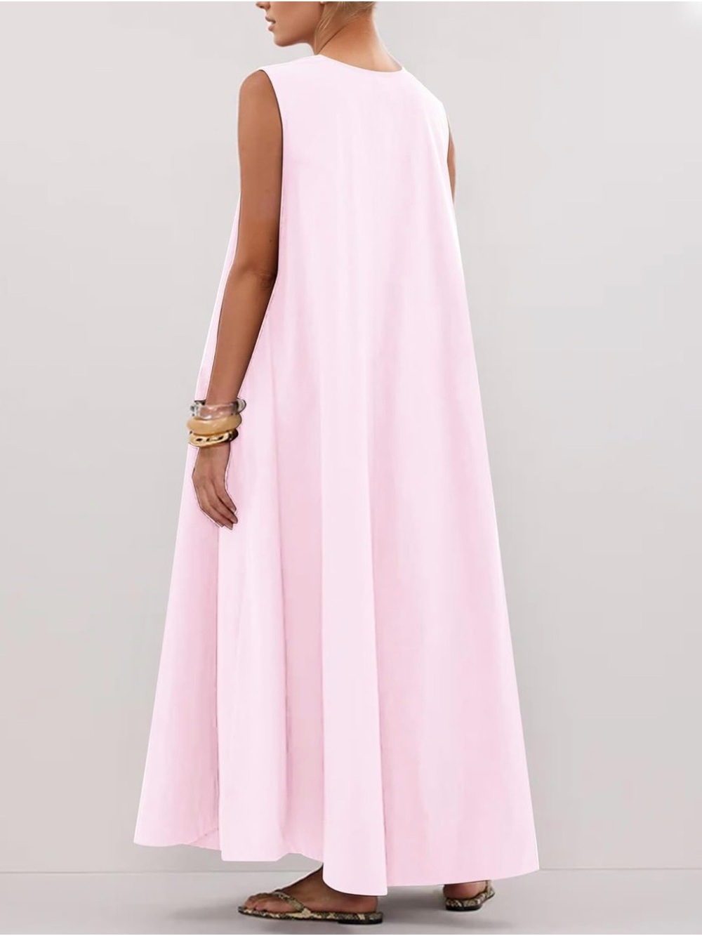 Amazon Ardrem Maxi Dress – Light Pink, Size Small (NWT) - Picture 4 of 11